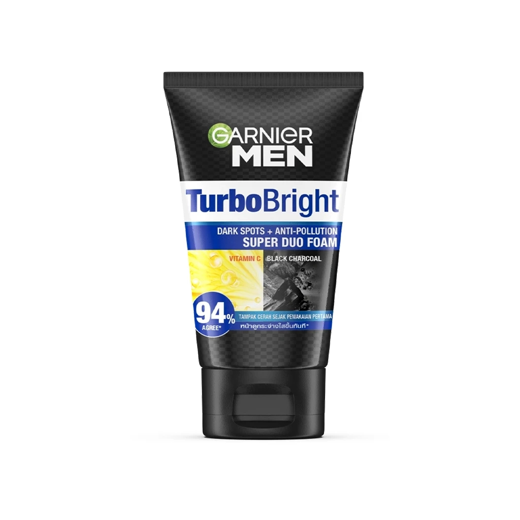 Garnier Men Power Bright Super Duo Foam 100ml