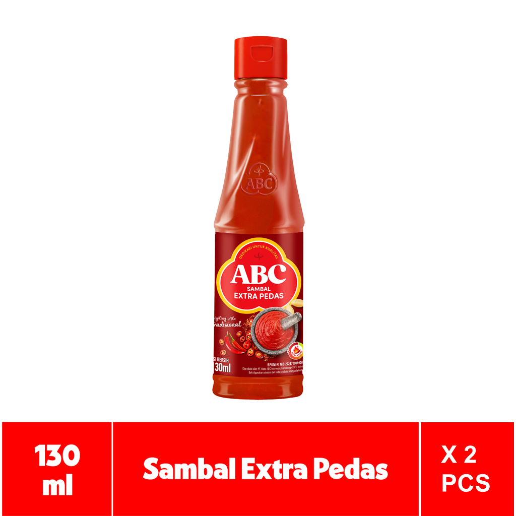 ABC Saus Sambal Extra Pedas 130 ml - Twin Pack