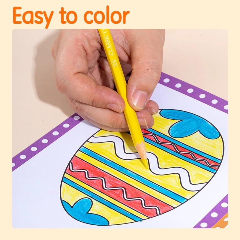 Deli Buku Mewarnai Ekstra Besar / Coloring Book 16 Macam Gambar EN0XX - Gambar 2