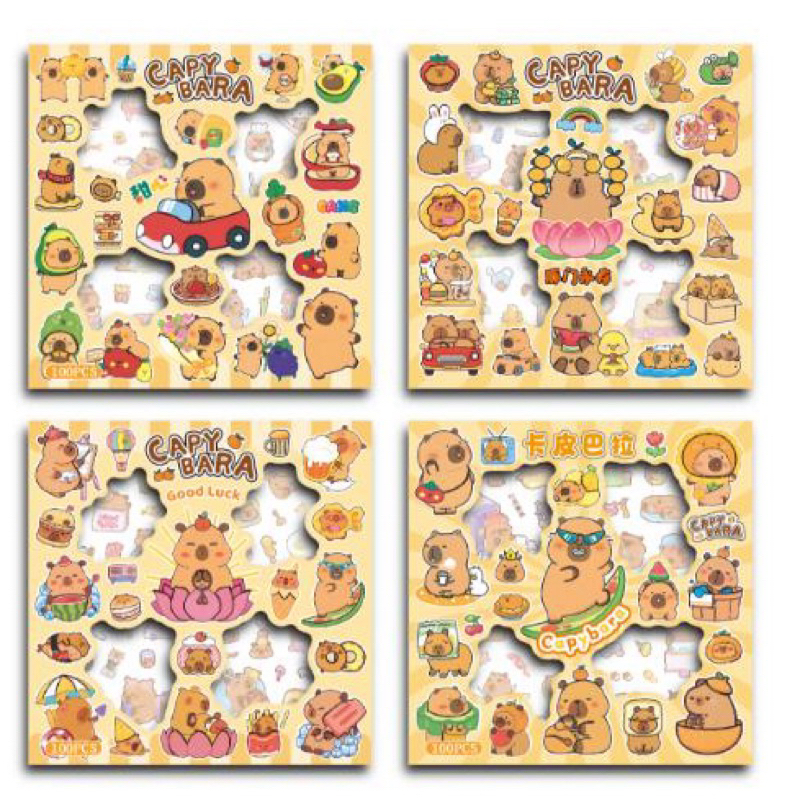Cute stickers, selling stickers, capybara stickers, capibara | Shopee ...