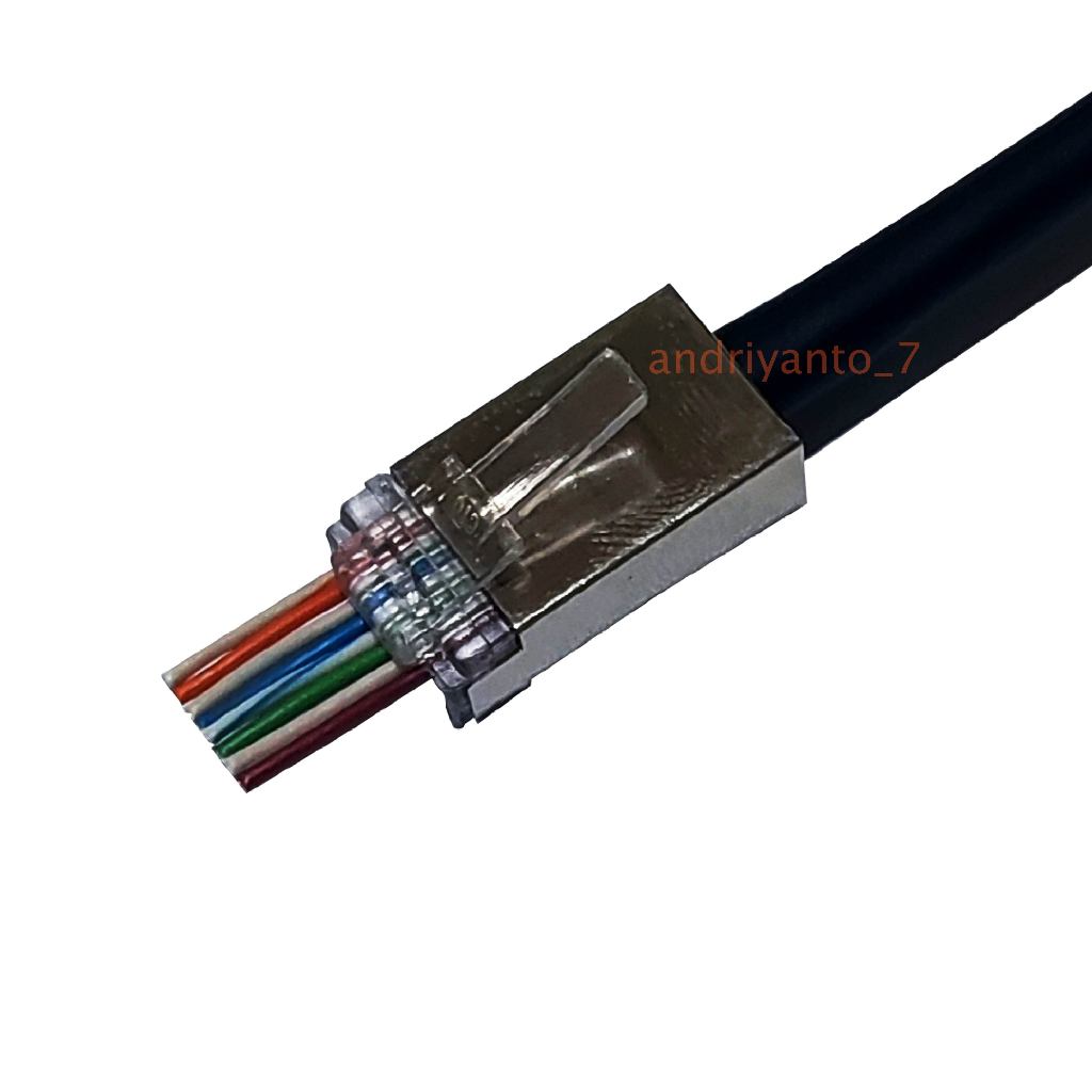 Outdoor connector FTP / STP RJ45 Cat5e fail-proof. Contents 100pcs ...