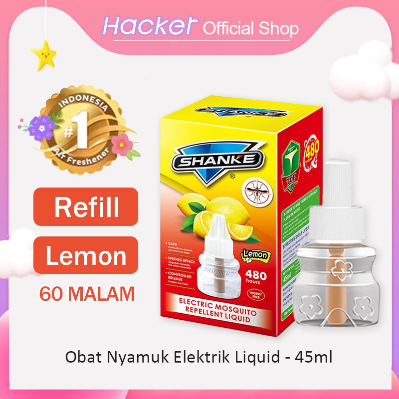isi ulang obat nyamuk elektrik Original -Lemon 45ML