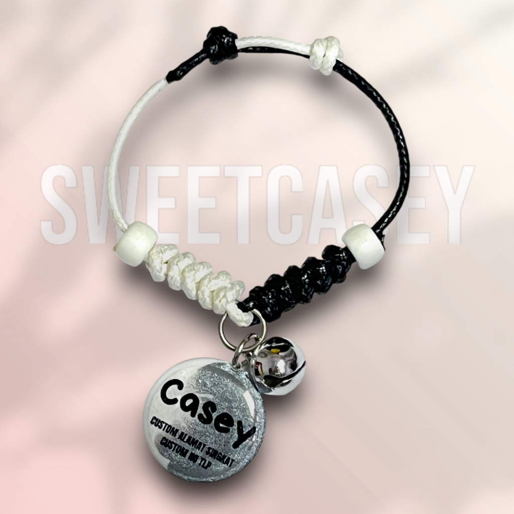 KALUNG KUCING ECI BISA CUSTOM NAMA / CAT NECKLACE / CUSTOM NAMA - Gambar 4