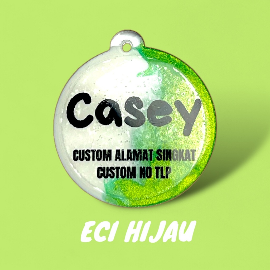ECI LIONTIN ONLY / KALUNG KUCING / GRATIS CUSTOM NAMA / WATERPROOF - Gambar 4