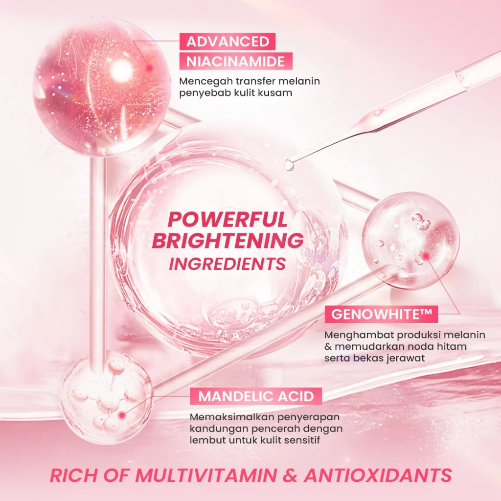 Hanasui Glow Expert Toner Essence New Improved Formula - Hidrasi Maksimal Mencerahkan & Menghaluskan - Niacinamide & Genowhite - Gambar 4