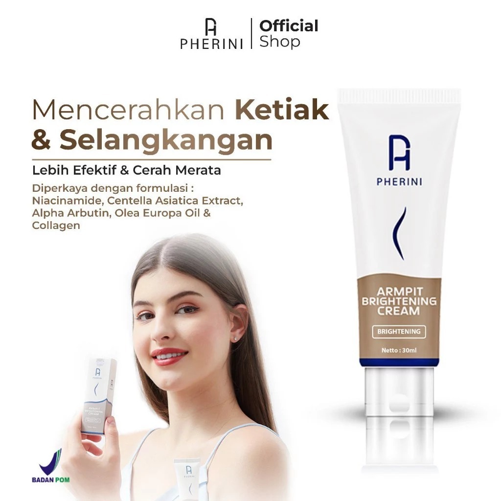 HITAM Pherini ARMPIT BRIGHTENING CREAM I 30ML I WHITENING ARMPIT FOLDS ...