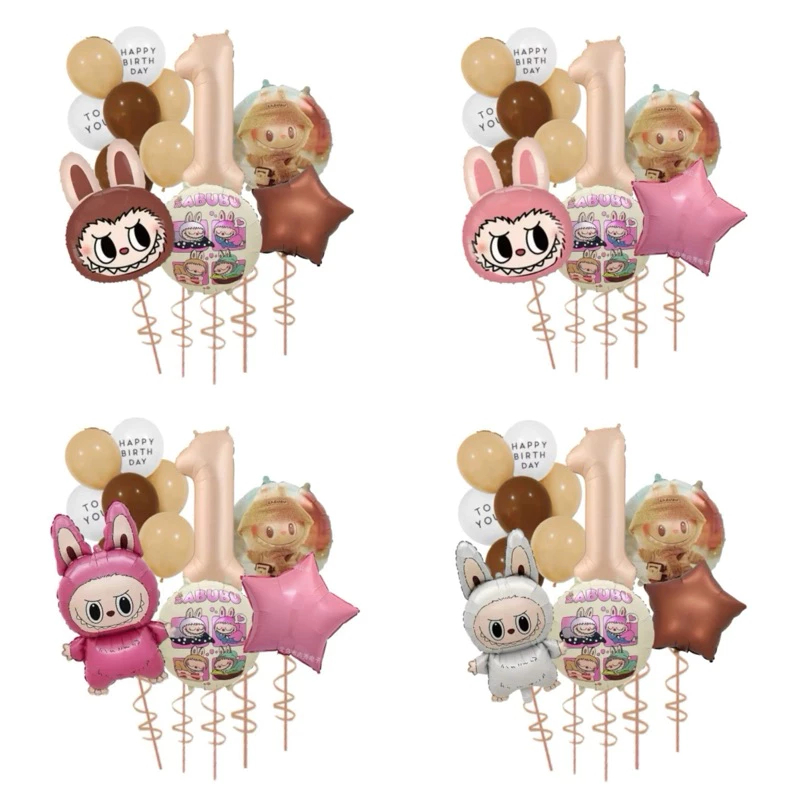 Labubu Balloon Package Numbers The Monsters | Shopee Singapore