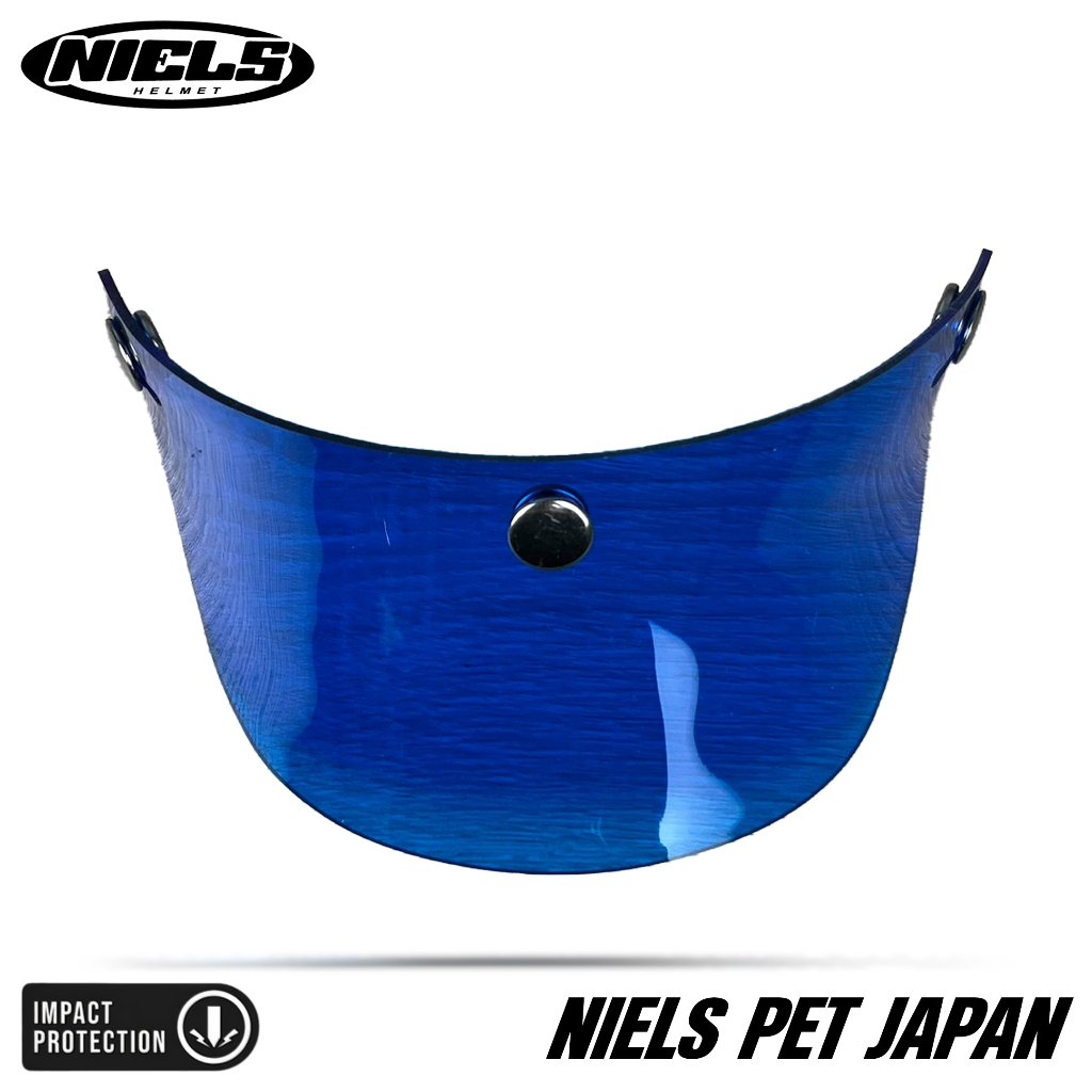 NIELS - Pet Helm Bogo Retro Solid / Transparant - Gambar 3