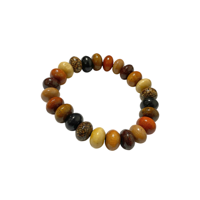 PUSAT17 TASBIH KAYU 33PCS BUTIR KAYU KOMBINASI KAYU BERTUAH 10MM 12MM TASBEH IBADAH KAYU KOMBINASI TASBIH SOUVENIR HAJI SOUVENIR UMROH GELANG KADO PERNIKAHAN SHOLAT MUSLIM - Gambar 3