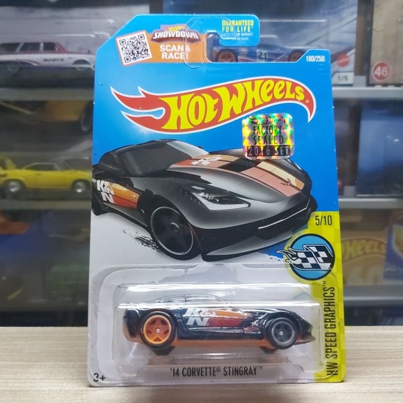 Hot Wheels 14 Corvette Stingray Factory Sealed Super Treasure Hunt THS STH Shopee Singapore