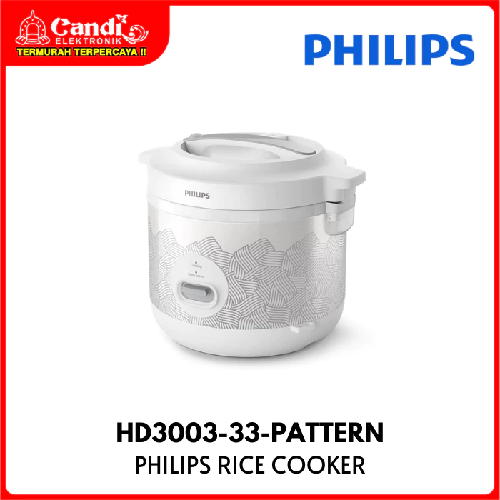 PHILIPS Rice Cooker Penanak Nasi 1,8 Liter HD3003-33-PATTERN - Gambar 2
