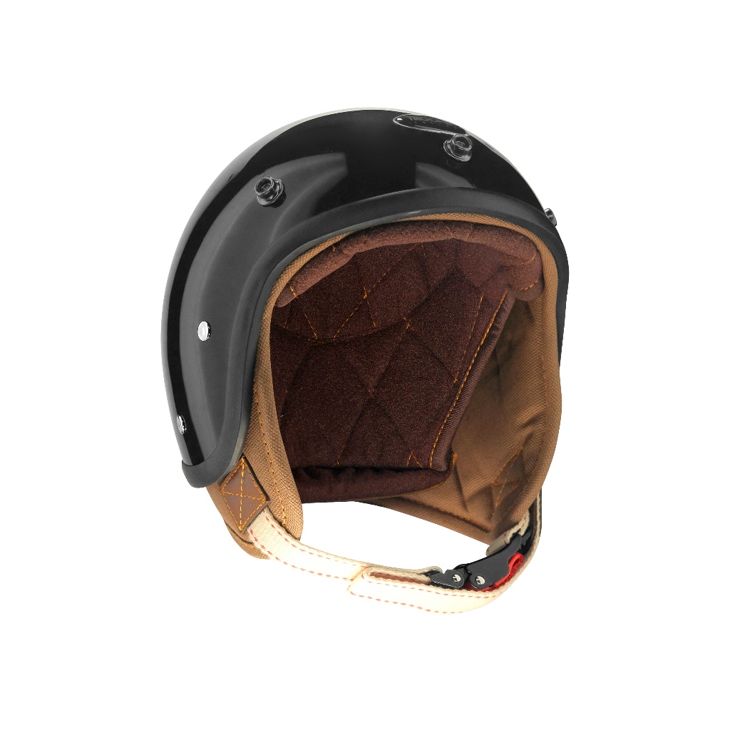 Hawkids Helmet - Openface helm - Trooper Custom - helm Vintage untuk Usia 3-6 Tahun, Nyaman & Aman - Gambar 3