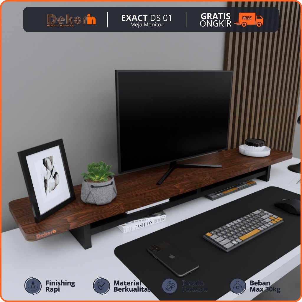 Dekorin Deskshelf Monitor Stand Monitor Dual Monitor PC Gaming ...