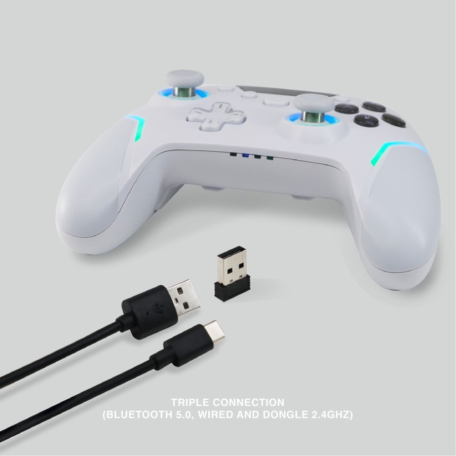 Rexus Daxa Borion AX8 Gamepad Joystick Wireless 3in1 Connection Mechanical - Gambar 4