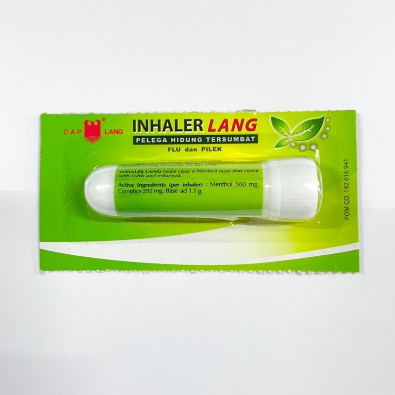 Inhaler Lang Nasal Lozenges Blocked Mapet Relieves Symptoms of Flu ...