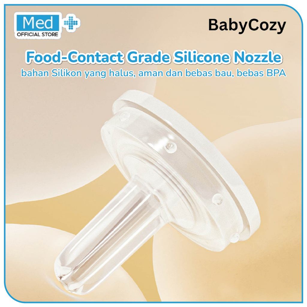 Med+ BabyCozy Baby Medicine Feeder Silicon Pipet/Pipet Tetes Obat Bayi/Penyuap suntik bayi - Gambar 4