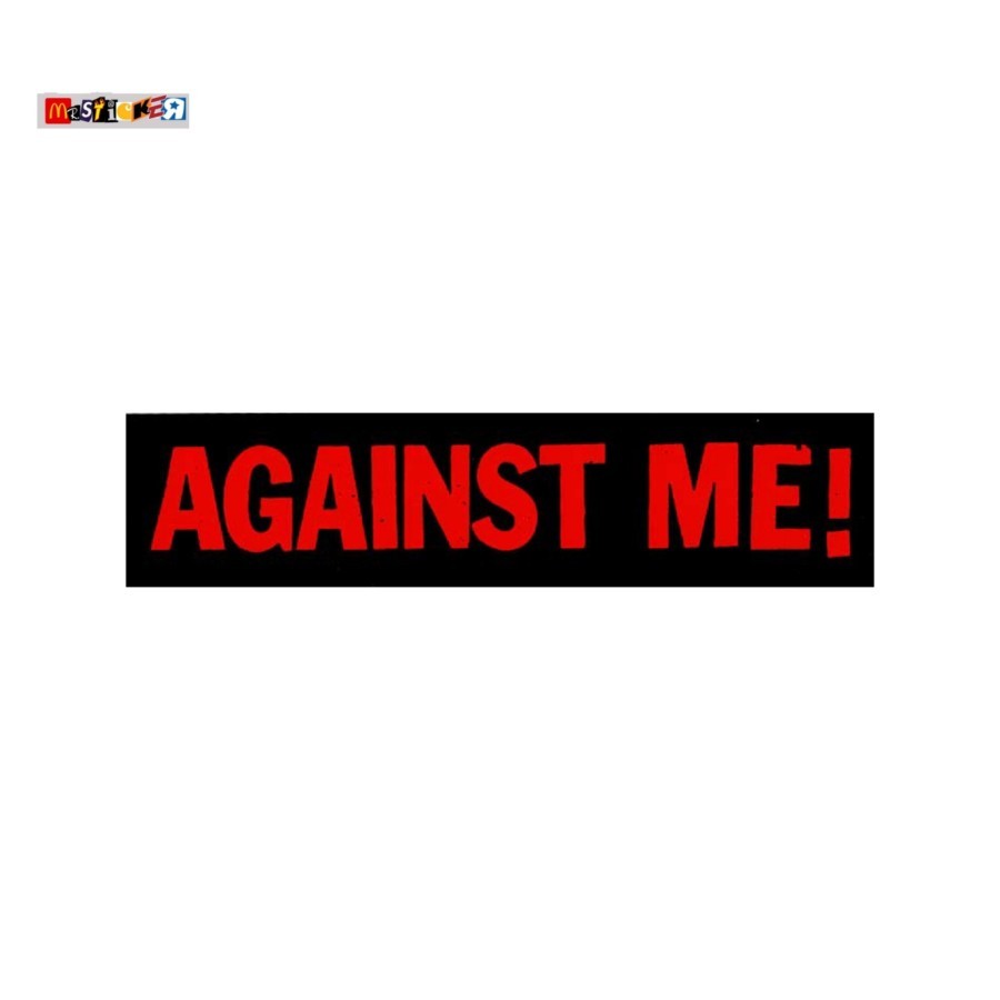 Against ME sticker band logo sticker | Shopee Singapore