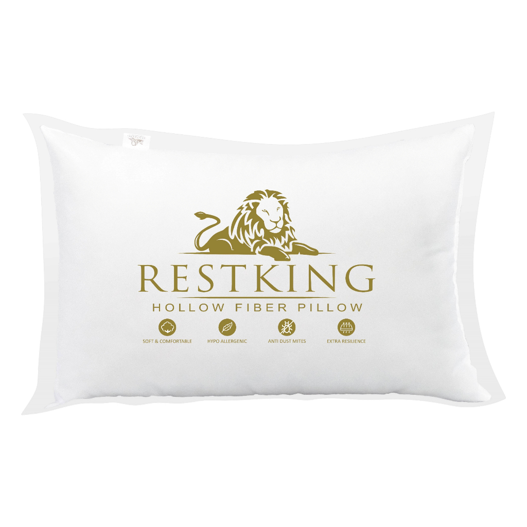 Bantal Restking 45x65 cm, 650 grams (Hollow Siliconized Fiber)