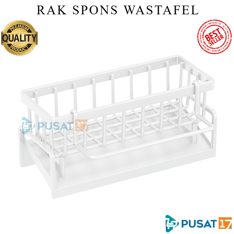 PUSAT17 RAK WASTAFEL TEMPAT SPONS AESTHETIC RAK WASTAFEL CUCI PIRING PLASTIK RAK PENGERING SPONS RAK DAPUR KERANJANG TIRIS WASTAFEL BAK CUCI PIRING SINK DAPUR