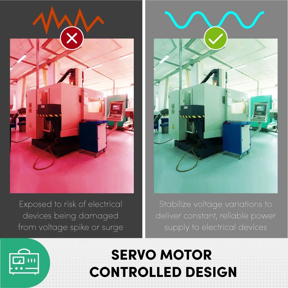 Stabilizer PROLINK AVR Servo Motor Controlled 2000VA - Gambar 4