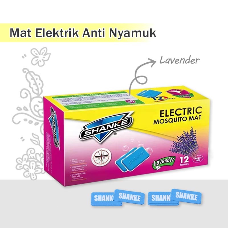 30pcs Mat Lavender Anti Nyamuk Electric Obat Serangga Nyamuk Hama Peralatan Perawatan Rumah