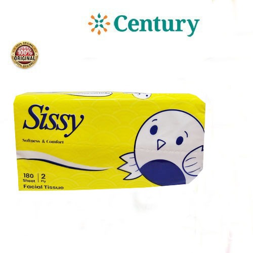 SISSY FACIAL TISSUE 2PLY ISI 180 SHEET / TISU / TISU SOFT - Gambar 2