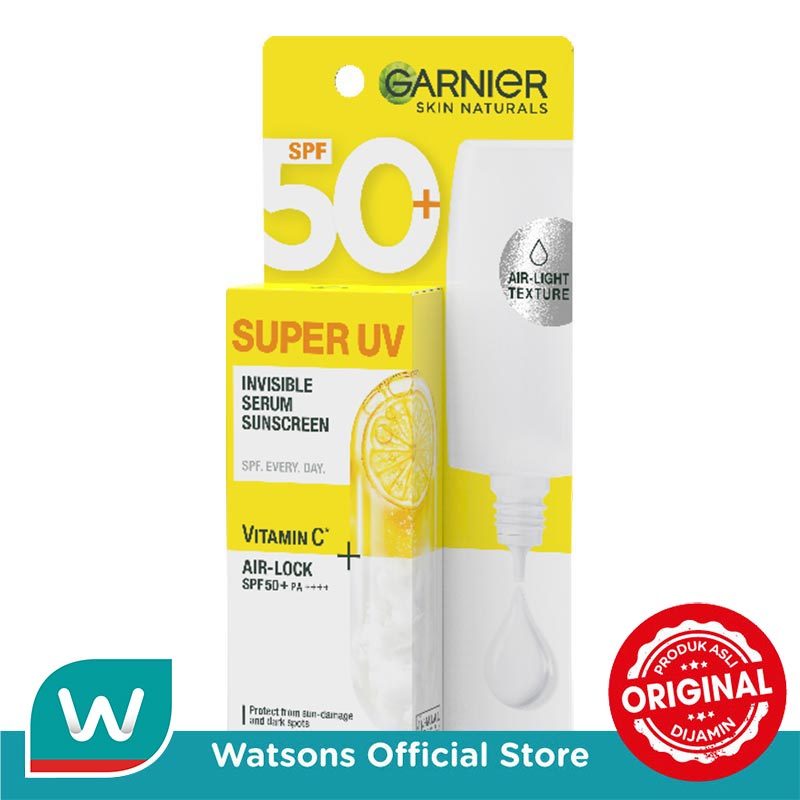 Garnier Skin Naturals Super UV Invisible Serum Sunscreen SPF 50+ 30ml - Gambar 4