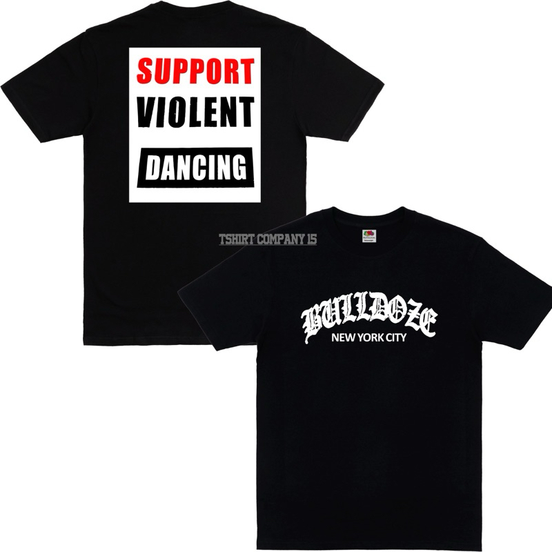 BULLDOZE ブラック Tシャツ L NYHC