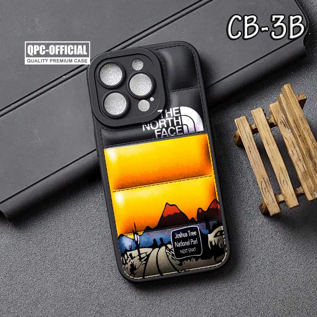 Realme 11 Pro Realme 11 Pro Plus Realme 12 5G Realme 9 Pro  Realme C11 Case Gambar North Face CB03 Macaron Black Motif Gambar Bantal Case Jaket 3D - Gambar 2