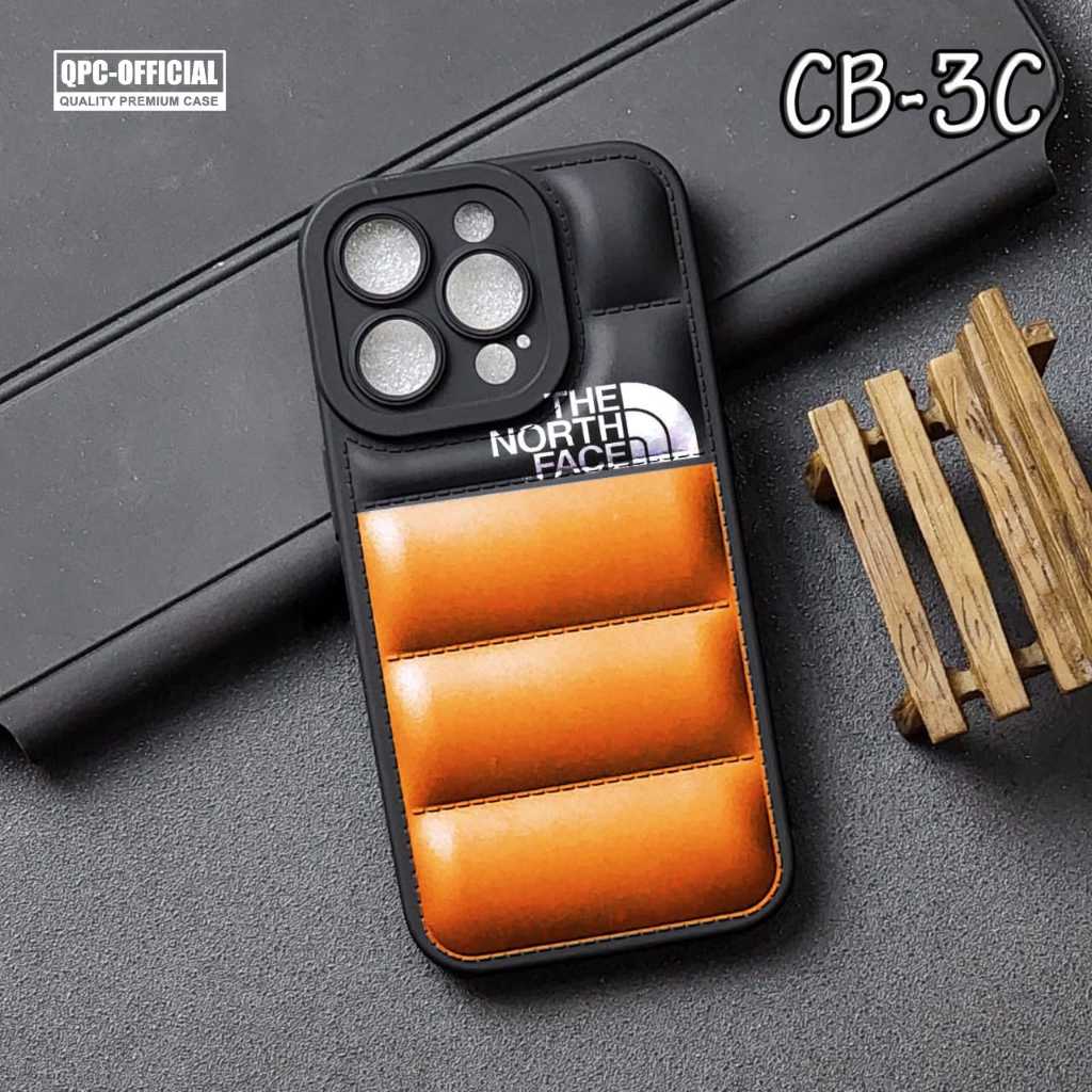 Realme 11 Pro Realme 11 Pro Plus Realme 12 5G Realme 9 Pro  Realme C11 Case Gambar North Face CB03 Macaron Black Motif Gambar Bantal Case Jaket 3D - Gambar 3