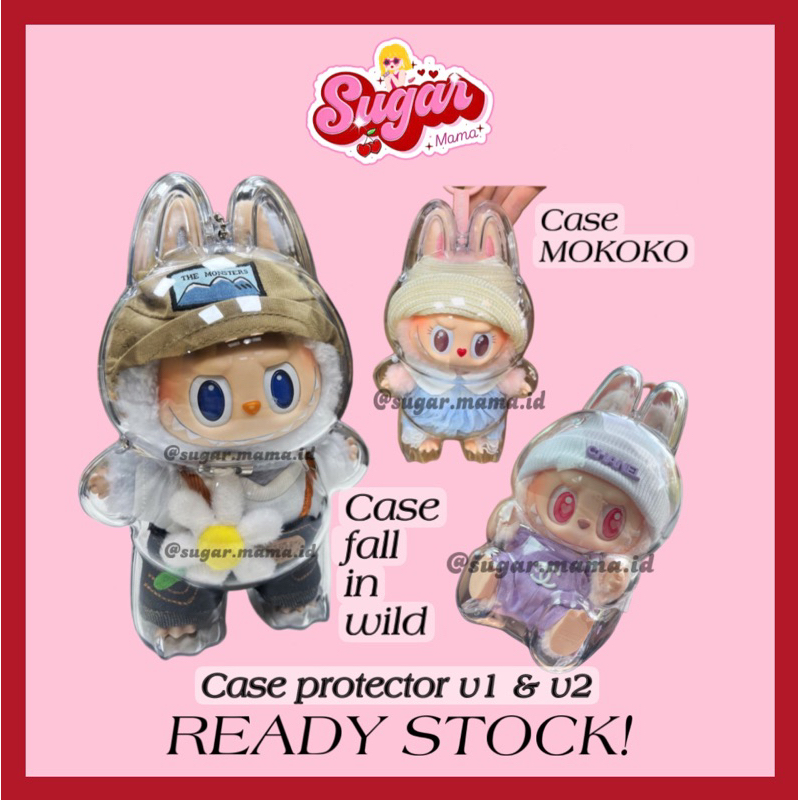 labubu Case Protector Fall in wild Mokoko Macaroon Have a seat - labubu ...