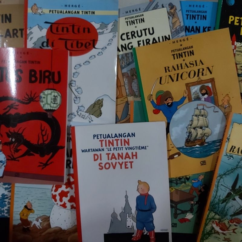 MERAH Original Book / Rare Comic The Adventure of Tintin Special ...