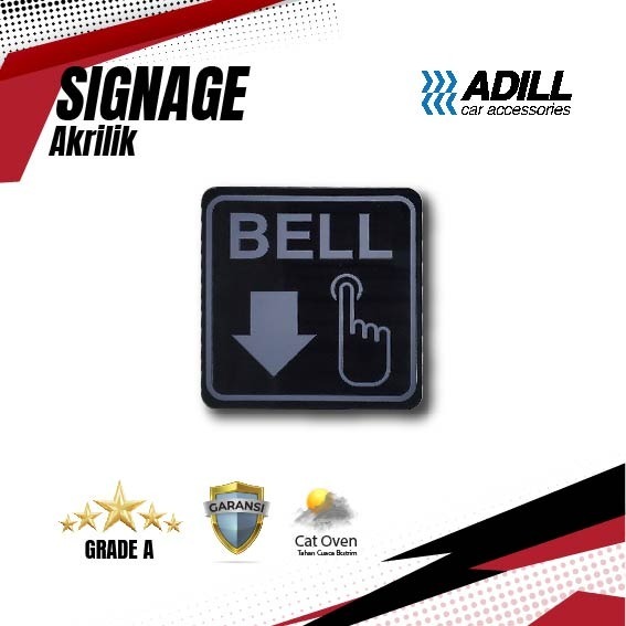 Acrylic Bell Sign Board | Shopee Singapore