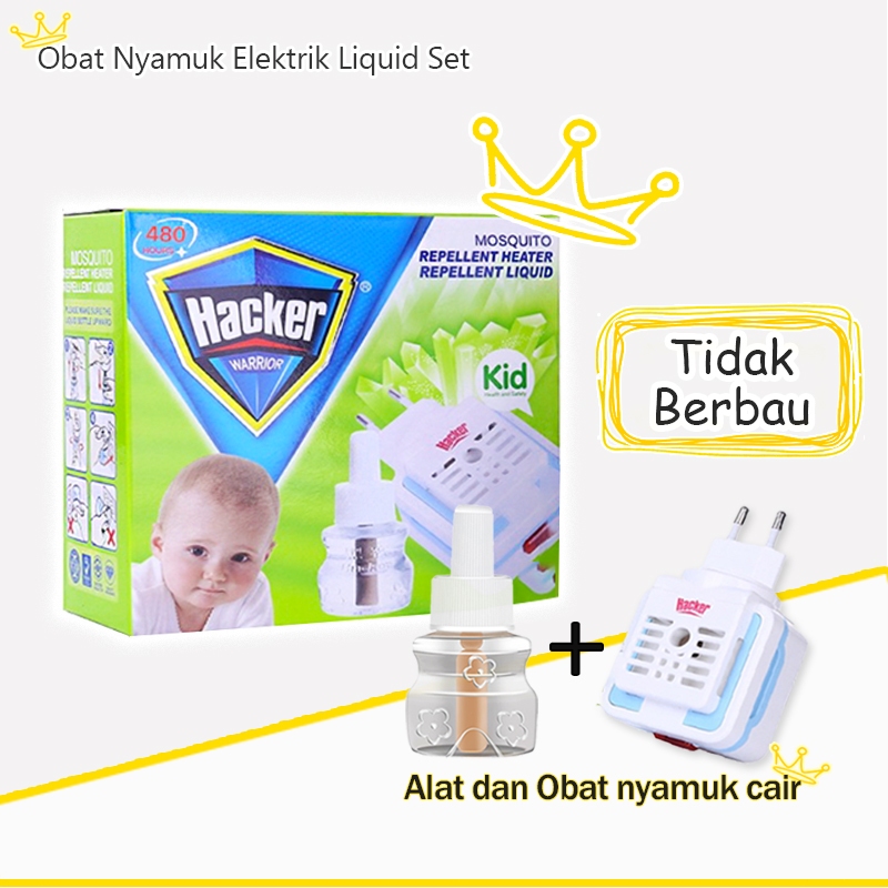 Alat & Refill 40mL Anti Nyamuk Listrik Set / Alat Obat Nyamuk Elektrik Multi-fungsi