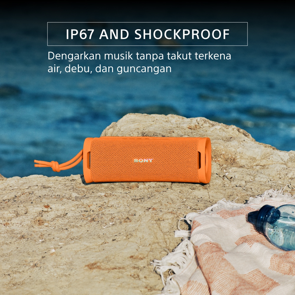 Sony SRS-ULT10 ULT FIELD 1 Wireless Portable Speaker with Portable Design, Echo Cancelling, Battery Life 12h, Shockproof IP67 - Gambar 4