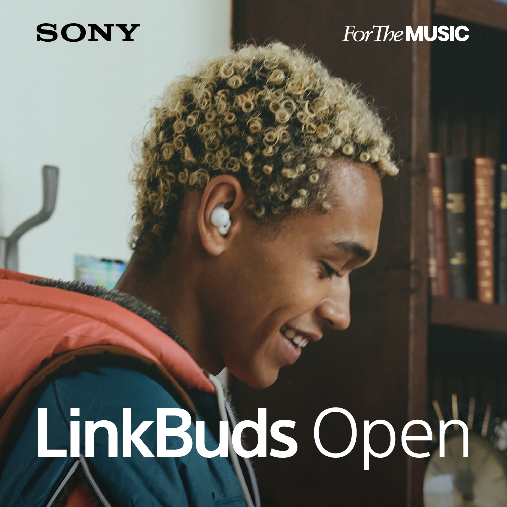 SONY LinkBuds Open TWS Truly Wireless Earbuds with Open Ring Design, Ambient Sound, Bluetooth 5.3, IPX4 WF-L910 - Gambar 2