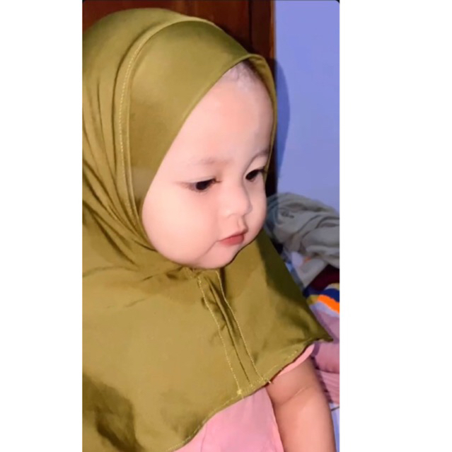 Bergo Instan Anak Non Pet Malay Jersey Jatuh Adem - Gambar 4