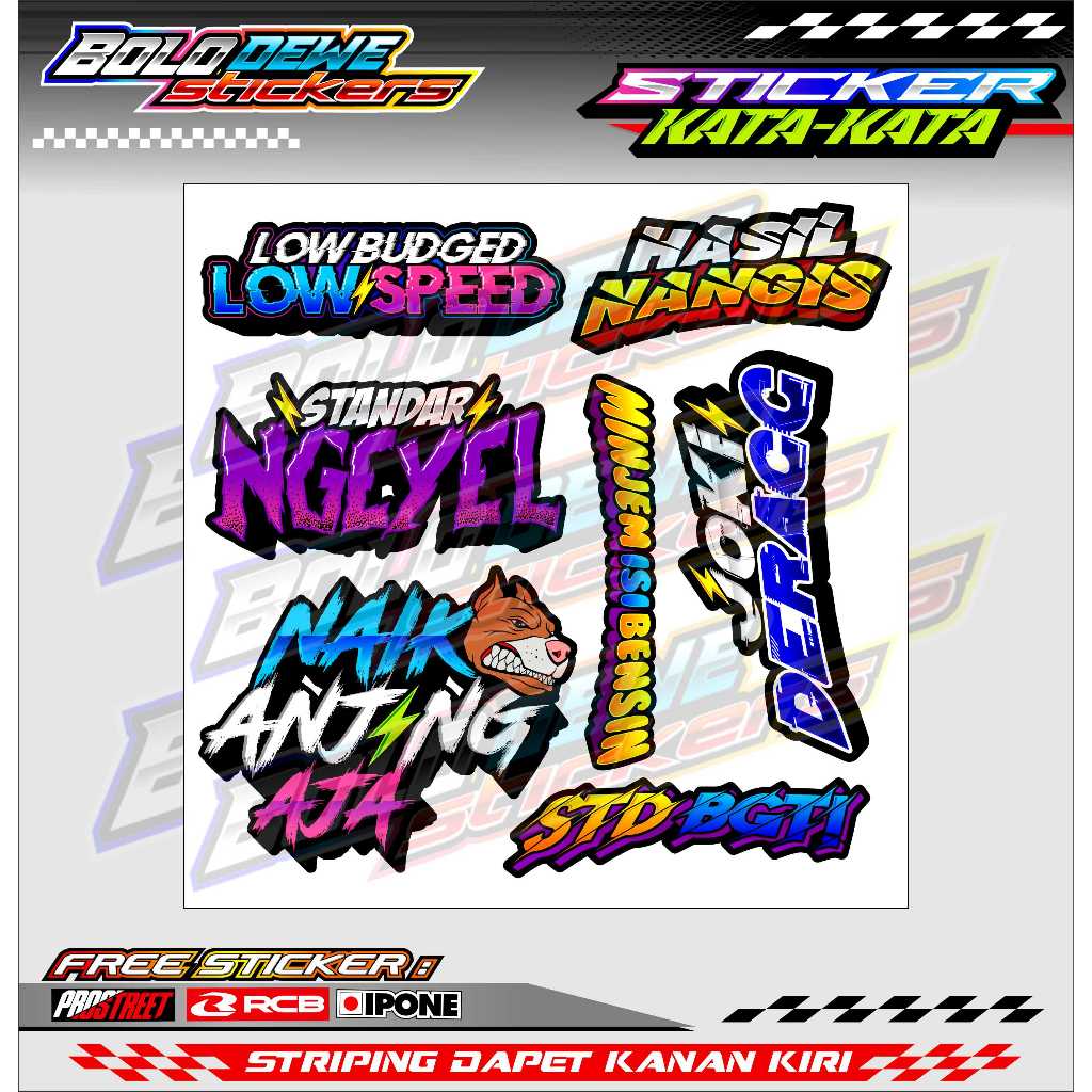 Sticker PACK VIRAL WORDS 