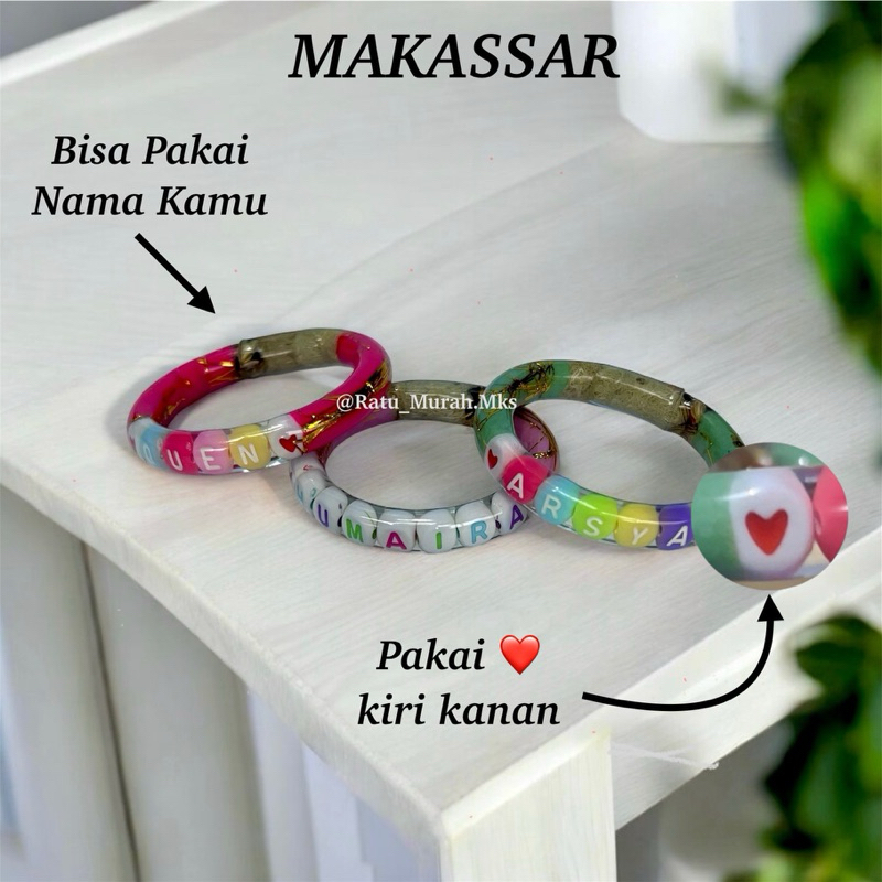 KARIANGO BRACELET SAWAN BRACELET REQUEST LOVE NAME FOR BABY-ADULT ...