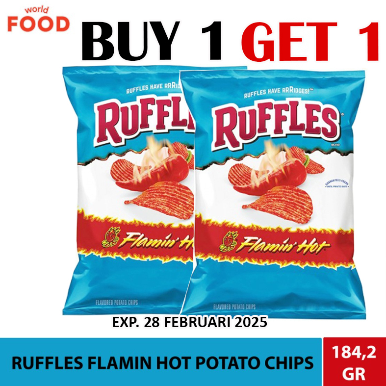 Ruffles FLAMIN HOT POTATO CHIPS BUY1 GET1 FREE Shopee Singapore