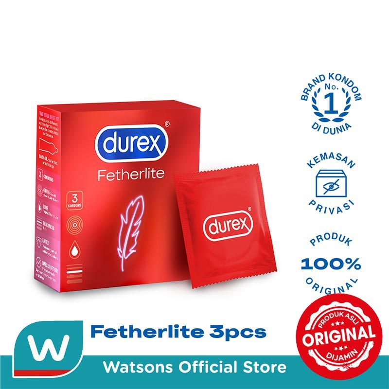 Durex Fetherlite 3s - Kondom Tipis
