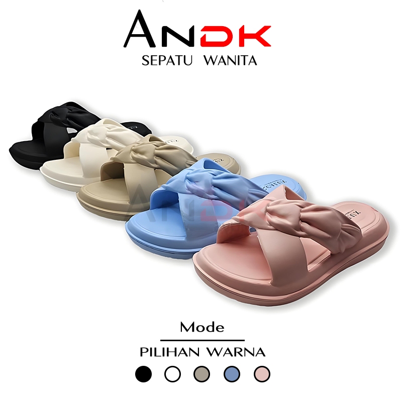 ANDK 2025 Korean Women's Flat Sandals for Adults, Beautiful, Simple ...