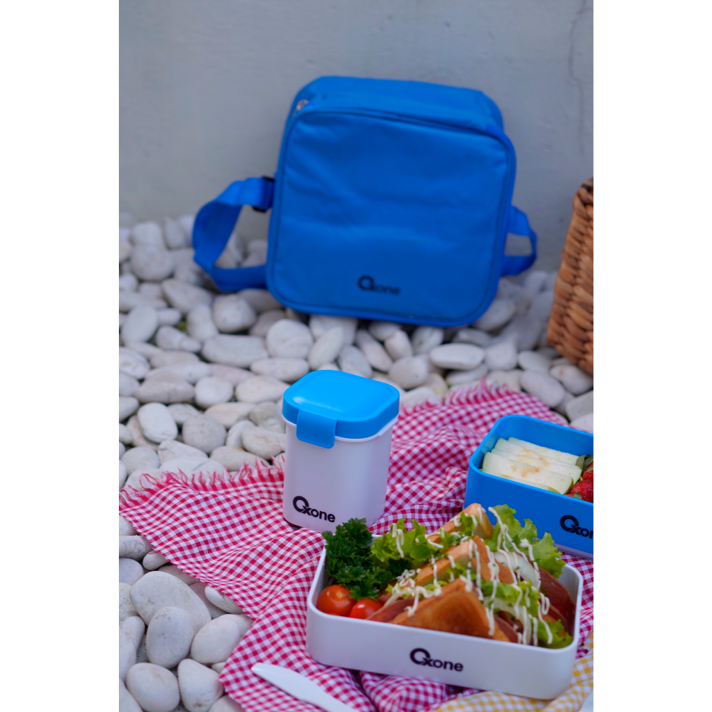 Oxone OX068 Kotak Makan Set Bento Tempat Makan 1L BPA Free - Gambar 3