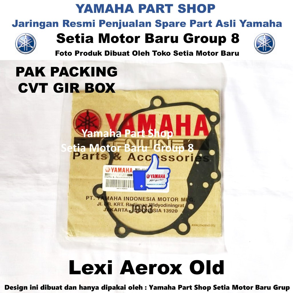 Pak Packing Pack CVT Small Gear Box Aerox Lexi Old Original Yamaha ...