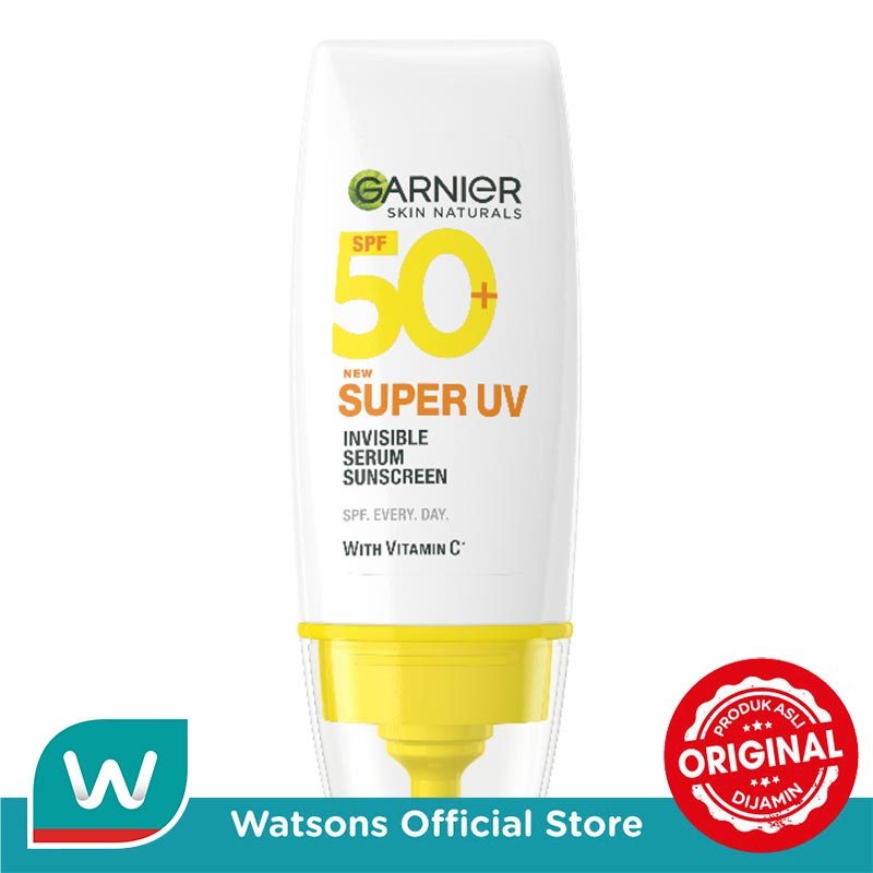 Garnier Skin Naturals Super UV Invisible Serum Sunscreen SPF 50+ 30ml - Gambar 2