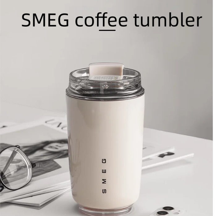 Smeg Tumbler Drinking Mug Cup 240ML Cute Stainless Coffee Cup Set ...