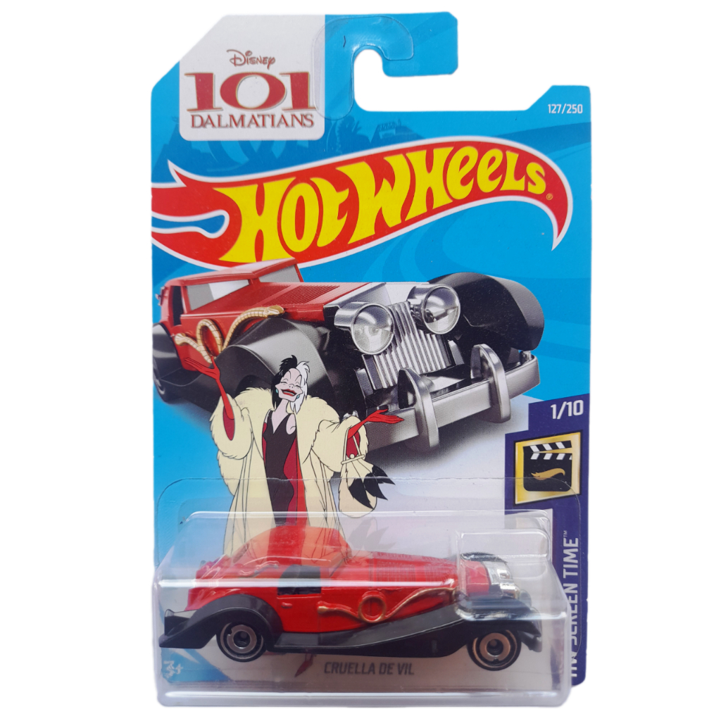 Hot Wheels 101 Dalmatians Cruella De Vil 70s Panther De Ville