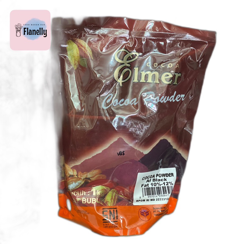 ELMER COCOA POWDER AFRICAN BLACK 10-12% (Repack 250gr) | Shopee Singapore