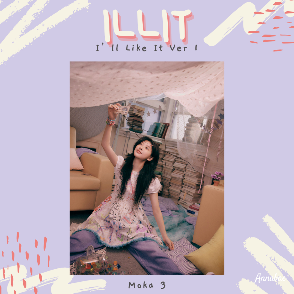 ILLIT I'll Like You Poster Ver 1 (PART 1) | Shopee Singapore