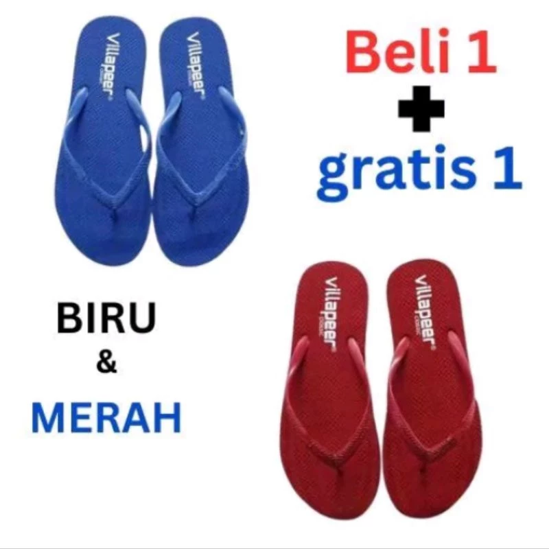 CTS Sendal sandal jepit wanita classic trendy terbaru beli1pasang bonus1pasang - Gambar 3